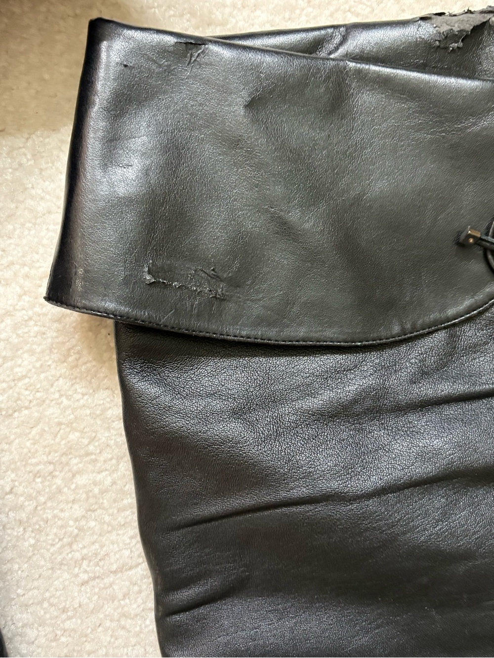 GUESS GENUINE LEATHER
BLACK BOOTS OVER THE KNEE HEELS SIZE 11 Y2K - Picture 11 of 16